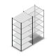 Fachbodenregal Medium Duty 2200x1000x800mm (hxbxt) 6 Ebenen anthrazit Anfangsregal