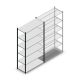 Fachbodenregal Medium Duty 2000x1150x500mm (hxbxt) 4 Ebenen anthrazit Anfangsregal