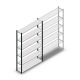 Fachbodenregal Medium Duty 2200x1300x300mm (hxbxt) 6 Ebenen anthrazit Anfangsregal