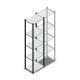 Fachbodenregal Medium Duty 2200x550x400mm (HxBxT) 5 Ebenen anthrazit Grundregal