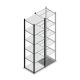 Fachbodenregal Medium Duty 2200x550x500 mm (HxBxT) 6 Ebenen anthrazit Grundregal