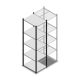 Fachbodenregal Medium Duty 2200x550x700 mm (HxBxT) 5 Ebenen anthrazit Grundregal