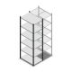 Fachbodenregal Medium Duty 2000x550x800mm (hxbxt) 6 Ebenen anthrazit Anfangsregal