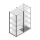Fachbodenregal Medium Duty 2200x850x800 mm (HxBxT) 5 Ebenen anthrazit Grundregal