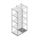 Fachbodenregal Medium Duty 2500x550x700mm (HxBxT) 5 Ebenen verzinkt Grundregal