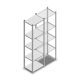 Fachbodenregal Light Duty 2000x550x400 mm (HxBxT) 5 Ebenen Grundregal