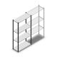 Fachbodenregal Medium Duty 2000x1000x400 mm (hxbxt) 4 Ebenen anthrazit Anfangsregal