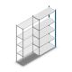 Fachbodenregal Medium Duty 2000x1000x400 mm (HxBxT) 5 Ebenen blau Anbauregal