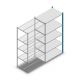 Fachbodenregal Medium Duty 2000x1000x600 mm (hxbxt) 5 Ebenen blau Anbauregal