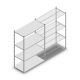 Fachbodenregal Medium Duty 2000x1300x600 mm (hxbxt) 4 Ebenen verzinkt Anfangsregal