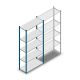 Fachbodenregal Medium Duty 2200x1000x400 mm (hxbxt) 5 Ebenen blau Anfangsregal