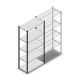 Fachbodenregal Medium Duty 2200x1000x500 mm (hxbxt) 5 Ebenen anthrazit Anfangsregal