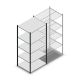 Fachbodenregal Medium Duty 2200x1000x800 mm (hxbxt) 5 Ebenen anthrazit Anfangsregal