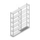Fachbodenregal Medium Duty 2500x1000x300 mm (HxBxT) 6 Ebenen verzinkt Grundregal