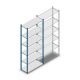 Fachbodenregal Medium Duty 2500x1000x400 mm (hxbxt) 6 Ebenen blau Anfangsregal 