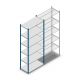 Fachbodenregal Medium Duty 2500x1000x500 mm (hxbxt) 6 Ebenen blau Anfangsregal