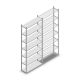 Fachbodenregal Medium Duty 3000x1000x300 mm (HxBxT) 7 Ebenen verzinkt Grundregal