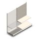 Wandregal mit Perforation Tego 1800x1000x570 mm (hxbxt) 2 Ebenen RAL9001 Anbauregal