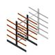 Schweres Kragarmregal beidseitig 3000x1500x1200mm (HxBxT) 4 Ebenen Grundregal