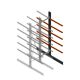 Schweres Kragarmregal beidseitig 4000x1000x1200mm (HxBxT) 5 Ebenen Anbauregal