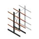 Schweres Kragarmregal beidseitig 4000x1200x1200mm (HxBxT) 3 Ebenen Grundregal