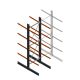 Schweres Kragarmregal beidseitig 5000x1500x1200 mm (HxBxT) 4 Ebenen Grundregal