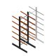 Schweres Kragarmregal beidseitig 5000x1500x1200mm (HxBxT) 5 Ebenen Grundregal