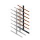 Schweres Kragarmregal beidseitig 5000x800x1200 mm (HxBxT) 6 Ebenen Anbauregal