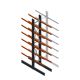 Schweres Kragarmregal beidseitig 5000x800x1200mm (HxBxT) 6 Ebenen Grundregal