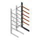 Schweres Kragarmregal einseitig 4000x1000x1200 mm (HxBxT) 5 Ebenen Anbauregal