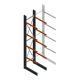 Schweres einseitiges Kragarmregal 5000x1000x1000 mm (HxBxT) 4 Ebenen Grundregal