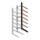Schweres einseitiges Kragarmregal 5000x1000x1200 mm (HxBxT) 6 Ebenen Anbauregal 345kg/Arm
