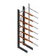 Schweres Kragarmregal einseitig 5000x800x1500mm (HxBxT) 6 Ebenen Grundregal