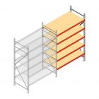 Weitspannregal AR 2000x1850x900 mm (hxbxt) 5 Ebenen verzinkt Anbauregal