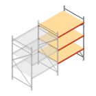 Weitspannregal AR 2000x1850x1200 mm (hxbxt) 3 Ebenen verzinkt Anbauregal