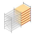 Weitspannregal AR 2250x1610x1200 mm (hxbxt) 6 Ebenen verzinkt Anbauregal