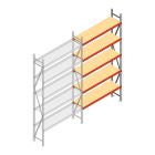Weitspannregal AR 2250x2010x500 mm (hxbxt) 5 Ebenen verzinkt Anbauregal