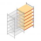 Weitspannregal AR 2000x2250x1200 mm (hxbxt) 6 Ebenen verzinkt Anbauregal