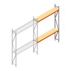 Weitspannregal AR 3000x1610x500 mm (hxbxt) 2 Ebenen verzinkt Anbauregal