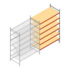 Weitspannregal AR 2500x1850x1000 mm (hxbxt) 6 Ebenen verzinkt Anbauregal mit vormontierten Rahmen