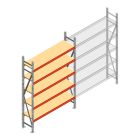 Weitspannregal AR 2000x1610x400 mm (hxbxt) 5 Ebenen verzinkt Anfangsregal