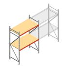Weitspannregal AR 2250x1850x900 mm (hxbxt) 2 Ebenen verzinkt Anfangsregal