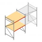 Weitspannregal AR 2000x1610x1200 mm (hxbxt) 2 Ebenen verzinkt Anfangsregal