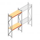 Weitspannregal AR 3000x1850x600 mm (hxbxt) 2 Ebenen verzinkt Anfangsregal