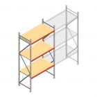 Weitspannregal AR 3000x1610x900 mm (hxbxt) 3 Ebenen verzinkt Anfangsregal