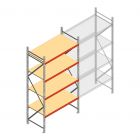 Weitspannregal AR 3000x1610x900 mm (hxbxt) 4 Ebenen verzinkt Anfangsregal