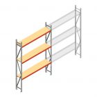 Weitspannregal AR 3000x2010x400 mm (hxbxt) 3 Ebenen verzinkt Anfangsregal