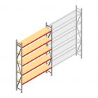 Weitspannregal AR 3000x2250x400 mm (hxbxt) 5 Ebenen verzinkt Anfangsregal