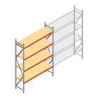 Weitspannregal AR 3000x2250x600 mm (hxbxt) 4 Ebenen verzinkt Anfangsregal
