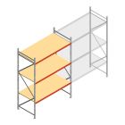 Weitspannregal AR 3000x2250x1000 mm (hxbxt) 3 Ebenen verzinktes Anfangsregal